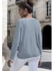 Vivance by Lascana V-Ausschnitt-Pullover in blau-hellblau