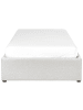 Beliani Einzelbett DINAN in Grau - (W) 97 x (H) 31 x (L) 214 cm