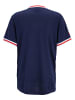 FUBU FUBU Mesh-T-Shirts in navy/red/white