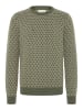 BLEND Bequemer Strickpullover Rundhalsausschnitt in Grau