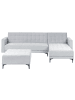 Beliani 3-tlg Modulsofa ABERDEEN in Grau/Schwarz