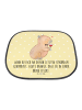 Mr. & Mrs. Panda Auto Sonnenblende Capybara Wein mit Spruch in Gelb Pastell