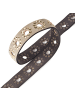 b.belt Nietengürtel Leder in taupe