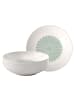6er Set Pastaschalen Fleur Couleur in Vert ø 24 cm