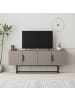 CALICOSY TV-Schrank TITAN in Braun - (W) 140  x (H) 55  x (L) 35  cm