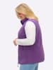 sheego Fleece-Weste in lila
