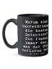 Mr. & Mrs. Panda Tasse Warum sind Sekretärinnen die besten Detek... in Schwarz
