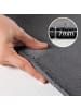 KADIMA DESIGN Teppich Kurzflor Waschbar Einfarbig LECH Microfaser OEKO-TEX in Grau