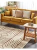 Beliani Kurzflor AKOREN in Beige/Braun - (W) 200 x (H) 1.3 x (L) 200 cm