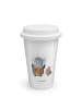 Mr. & Mrs. Panda To Go Becher Pinguin & Maus Wanderer ohne Spruch in Weiß