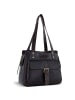 KLONDIKE 1896 Rush Zoe Schultertasche Leder 26 cm dunkelbraun