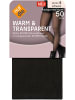 Nur Die  Feinstrumpfhose Warm & Transparent in Schwarz