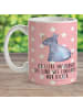 Mr. & Mrs. Panda Kinderpott Einhorn Nashorn mit Spruch in Rot Pastell