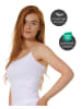 Yenita® Spaghetti Top - Unterhemd 4er Set Träger Top in weiss