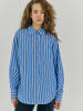 Norr Hemd Nicci in Off-white stripe