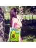 Mr. & Mrs. Panda Shopper Bag Avocado Kern Design mit Spruch in Weiß