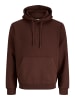 JACK & JONES PLUS Kapuzenpullover in Bitter Chocolate