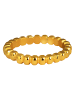 Adeliás Damen Ring aus Edelstahl in gold
