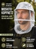 Normani Outdoor Sports Moskitokopfnetz mit Metallring Mozzie in Weiß