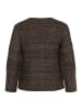 KAFFE curve Strickjacke KCmarina Loose fit in Black Coffee Melange