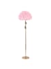 Mauro Ferretti Stehlampe mit rosa Federn, Ø 50 x 165 cm