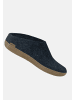 glerups Pantoffeln Ledersohle in Denim