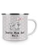 Mr. & Mrs. Panda Tasse Panda Beste Mom der Welt mit Spruch in Grau Pastell