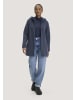 Hessnatur Hessnatur Wollfleece-Jacke mit Kapuze Regular aus reiner Bio-Merinowolle in graphitblau