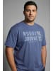 Man's World Rundhalsshirt in jeansblau