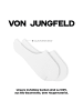 von Jungfeld Füßlinge Essentials in Pure White
