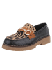 Ital-Design Halbschuh in Schwarz und Beige