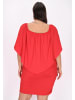 faina Women Plus Size Dress in Red