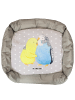 Mr. & Mrs. Panda Hundecouch Wellensittich Liebe ohne Spruch in Grau Pastell
