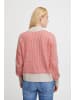 ICHI Strickpullover langarm IHKAMARA Loose fit in Calypso Coral