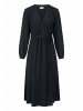 Hessnatur Hessnatur Kleid Midi Regular aus reiner TENCEL™ Lyocell in schwarz