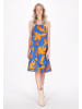 IZIA Women Dress in blue yellow