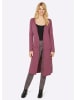 Heine Long-Strickjacke in mauve