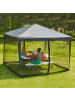 relaxdays Moskitonetz Pavillon in Schwarz - (B)300 x (T)300 cm