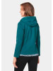 GOLDNER bequeme Freizeitjacke mit Kapuze in dunkeltürkis