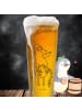 Mr. & Mrs. Panda Bierglas Fuchs Weihnachten ohne Spruch in Transparent