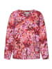 CARTOON Blusenshirt mit Raffung in Violett/Rot