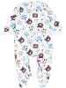 TupTam Baby Jungen Schlafstrampler mit Fuß 3er Pack in weiß Modell 1