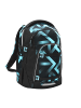 Coocazoo Schulrucksack-Set MATE "Laser Lights" 3-tlg. in Schwarz/Blau