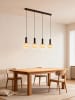 home24 Pendelleuchte Jervey in Schwarz