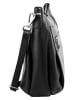 Samantha Look Umhängetasche echt Leder in schwarz