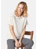 GOLDNER Ausbrenner-Shirt Ausbrenner-Shirt in weiß