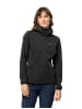 Jack Wolfskin Hoodie für Damen in schwarz