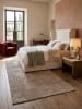 KADIMA DESIGN ERESMA Teppichläufer Beige 80x300 Geometrisch Polyester Wohnzimmer in Beige
