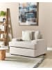 Beliani Sessel ALLA in Beige - (W) 108 x (H) 85 x (L) 103 cm