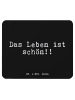 Mr. & Mrs. Panda Mauspad Das Leben ist schön!!... mit Spruch in Schwarz
